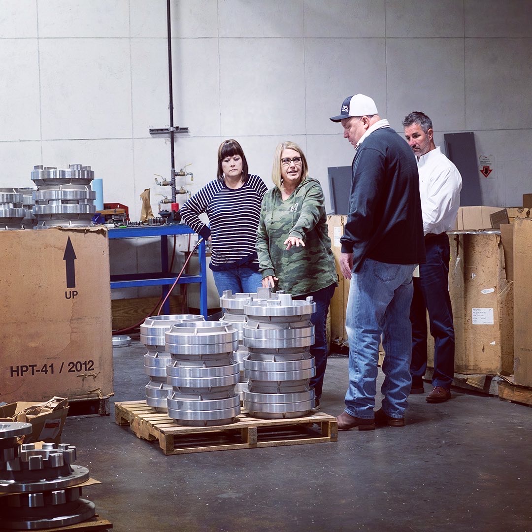 USCoupling's tweet photo. U.S. Coupling recently had a visit from some great people from the Chamber of Commerce and our local Wallace Community College. Much thanks to the Chamber and Wallace for investing in our community and economic development needs.  #dothanareachamber #wallacecommunitycollege https://t.co/AwhTFtwGCx