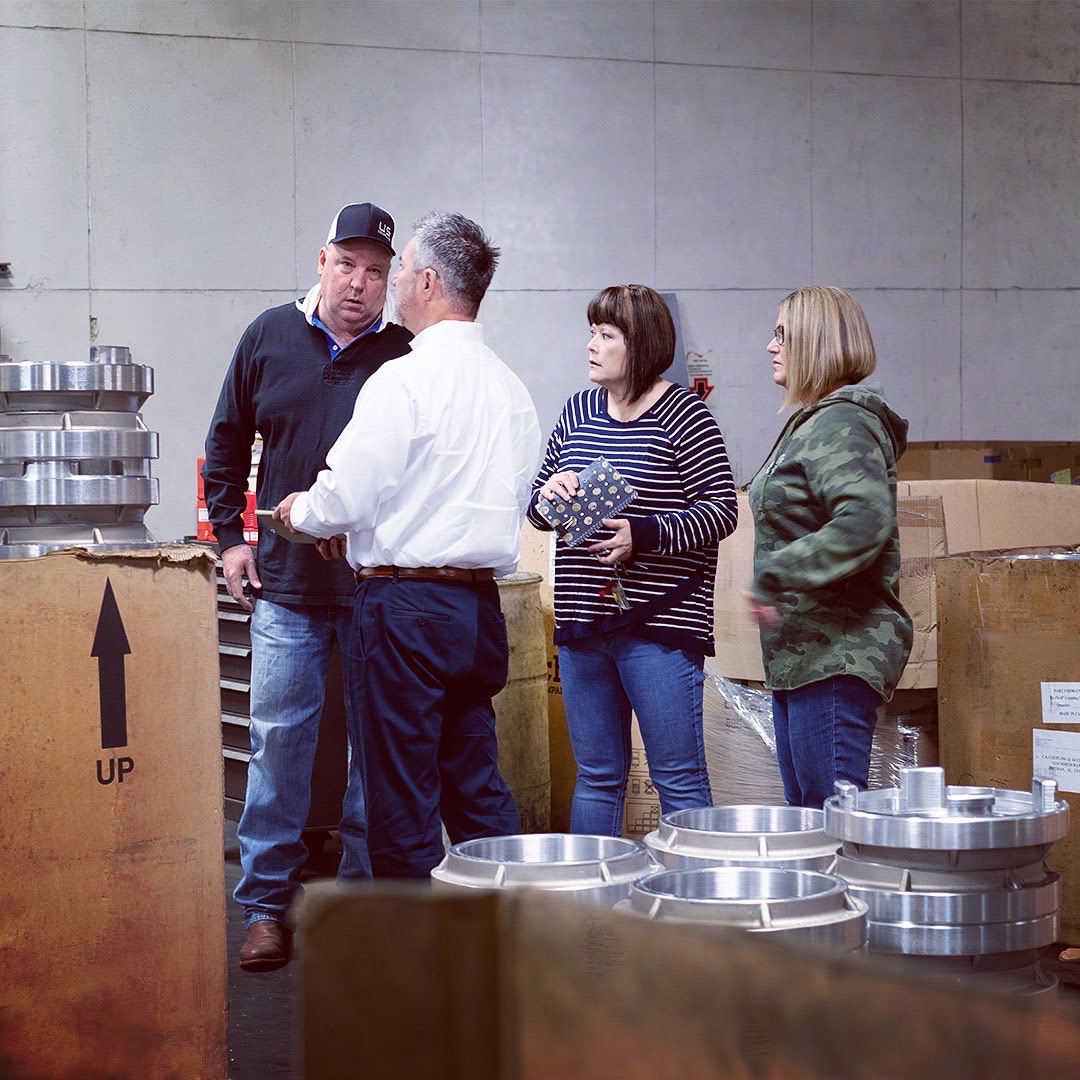 USCoupling's tweet photo. U.S. Coupling recently had a visit from some great people from the Chamber of Commerce and our local Wallace Community College. Much thanks to the Chamber and Wallace for investing in our community and economic development needs.  #dothanareachamber #wallacecommunitycollege https://t.co/AwhTFtwGCx