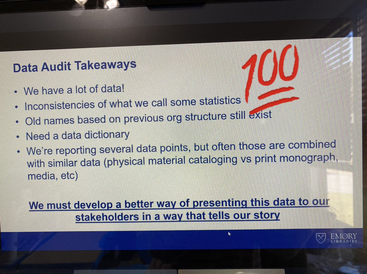 emck33's tweet image. All of this!! #SLAC2021 Demonstrating Value in Tech Services #LibraryAssessment