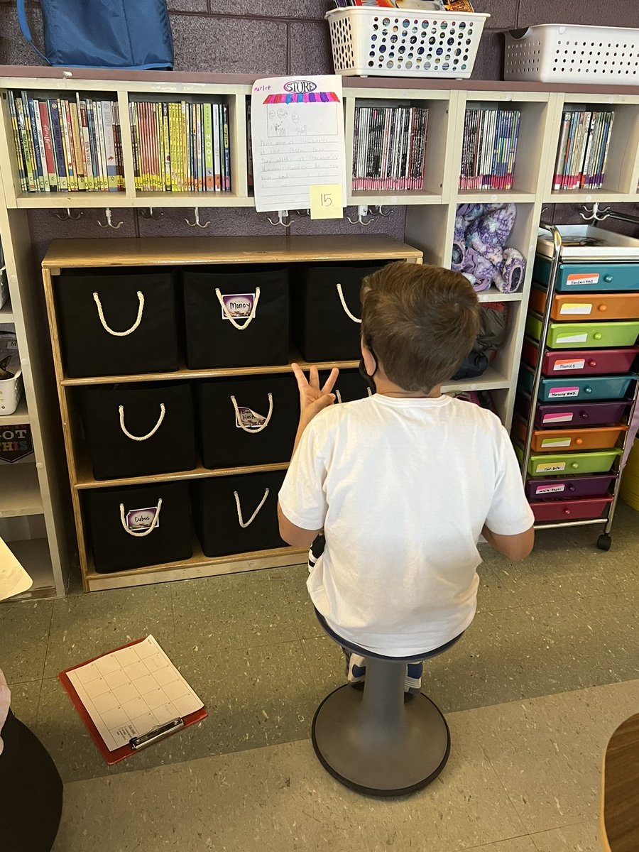 mr_baxter0011's tweet photo. How do you engage 7 years old while working on word problems?! Let them create their own and display them for their friends to solve! Check out some of these student led coaching sessions. #responsiblecollaborators https://t.co/xSMsK3tkUu