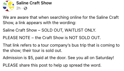 Please retweet to help us spread the word. <a href="/TheSalinePost/">TheSalinePost</a> <a href="/SalineSchools/">SalineSchools</a> @EducateSaline