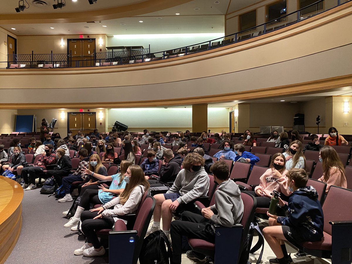 MsDesberg's tweet photo. Presenting to @WilmMiddle 8th graders about Wilmington High School! Looking forward to seeing these scholars next year! @WilmingtonPS @Kim_Chemland @SrBrownMV @MarkStaffier @MsPWHS 🎓 https://t.co/1xPtwhLMVy