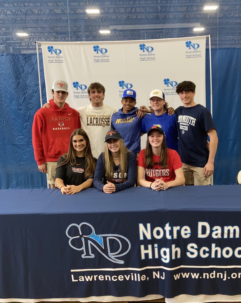 Congratulations to our eight student-athletes who signed their National Letters of Intent today! Great crowd in our gym. Thanks to all who attended. Go Irish ☘️!