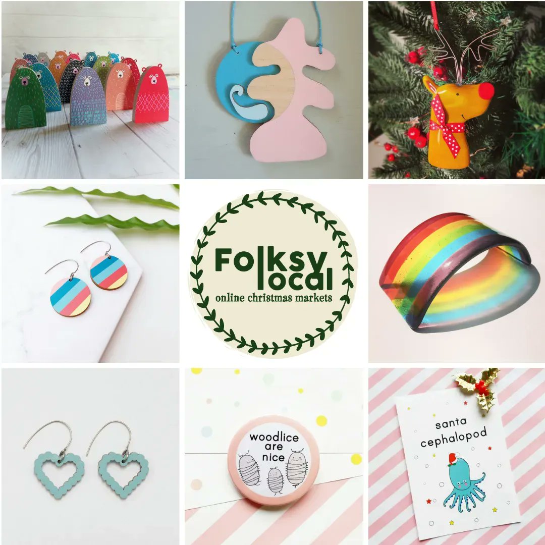moghopstudio's tweet photo. There are loads of fabulous sellers taking part in the Folksy Local Christmas Market on 27th &amp; 28th November! Why not take a look at the market previews here and save the date! >>> https://t.co/TOnwfiGUVK 
#folksylocal #folksychristmasmarket #HandmadeInUK #shoplocal #shopsmall https://t.co/6Uwnj1XAuQ