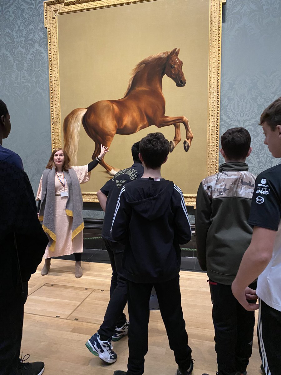 Another wonderful day at <a href="/NationalGallery/">National Gallery</a> with our Year 9 students. Blustery and wet, but full of #lovelearning, drawing sketches and learning the art of portraiture #challenge #mangotsfieldway #londonsightseeing #lovelondon #trafalgarsquare