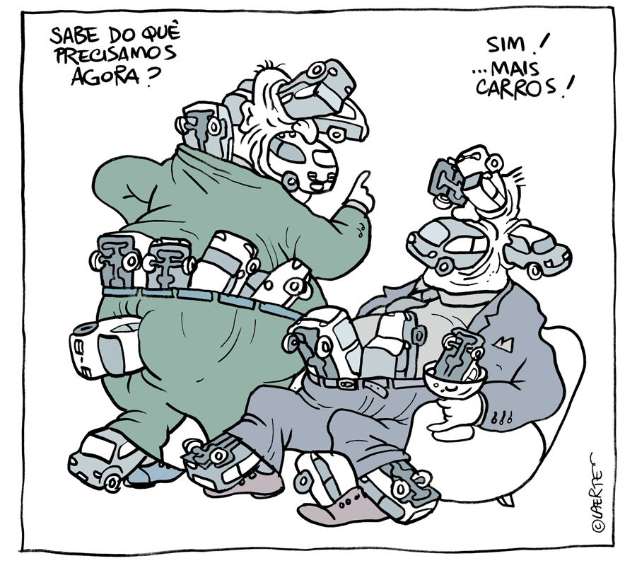 no Dia da Indústria Automobilística, um desenho de 2012: 