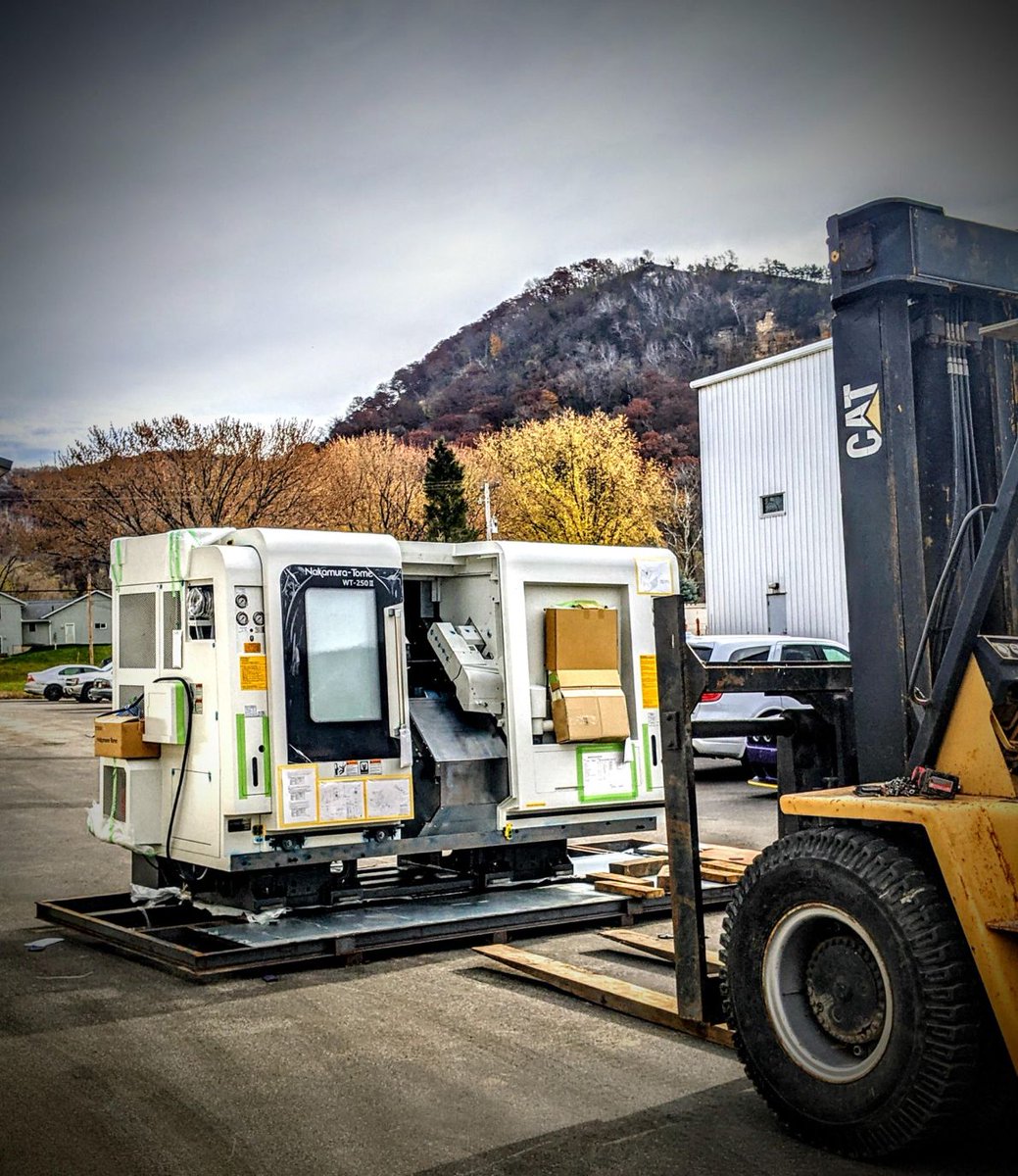 MethodsMT's tweet photo. Douglas Machining Services just took delivery of this Nakamura-Tome WT-250 multitasking machine! This is Douglas’s 10th overall Nakamura and the 2nd they have purchased this year. #methodsmachinetools #Minnesota #compassprecision #douglasmachiningservices #nakamuratome https://t.co/f8GQe8uL2Y