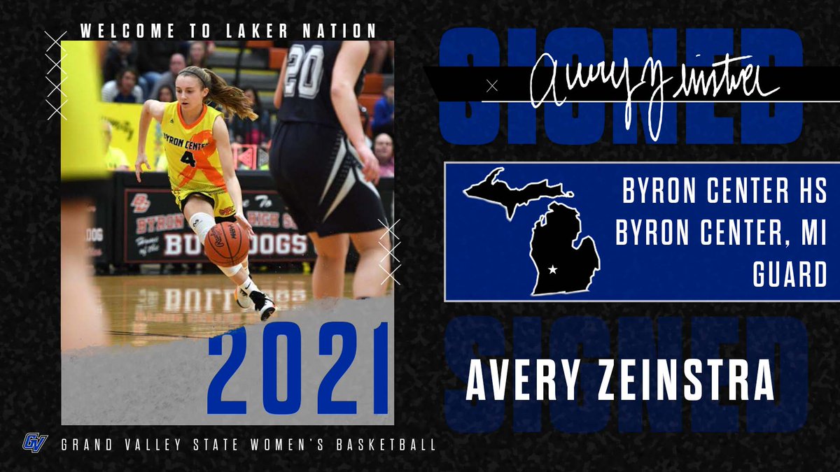 🚨 Happy National Signing Day 🚨

✍️ SIGNED! 

Join us in welcoming Avery Zeinstra to the GVSU Women's Basketball family! 

Welcome to Laker Nation! #AnchorUp
