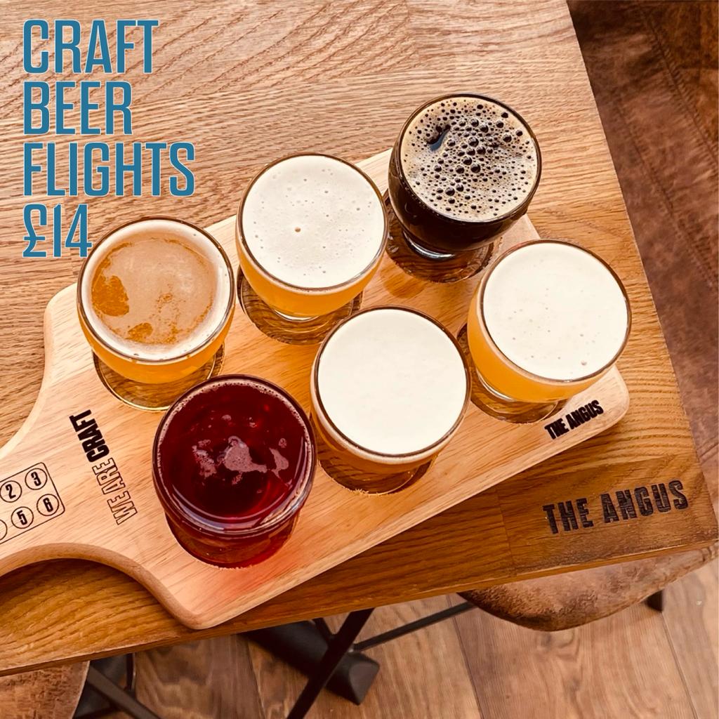 theangusliv's tweet photo. Not sure which one of our craft beers to have? Why not try them all with our #CraftBeerFlight. 💛🍻
#WeAreCraft #WeAreTheAngus #CraftBeer #LocAle #CAMRA https://t.co/Ygsvgr4JSc