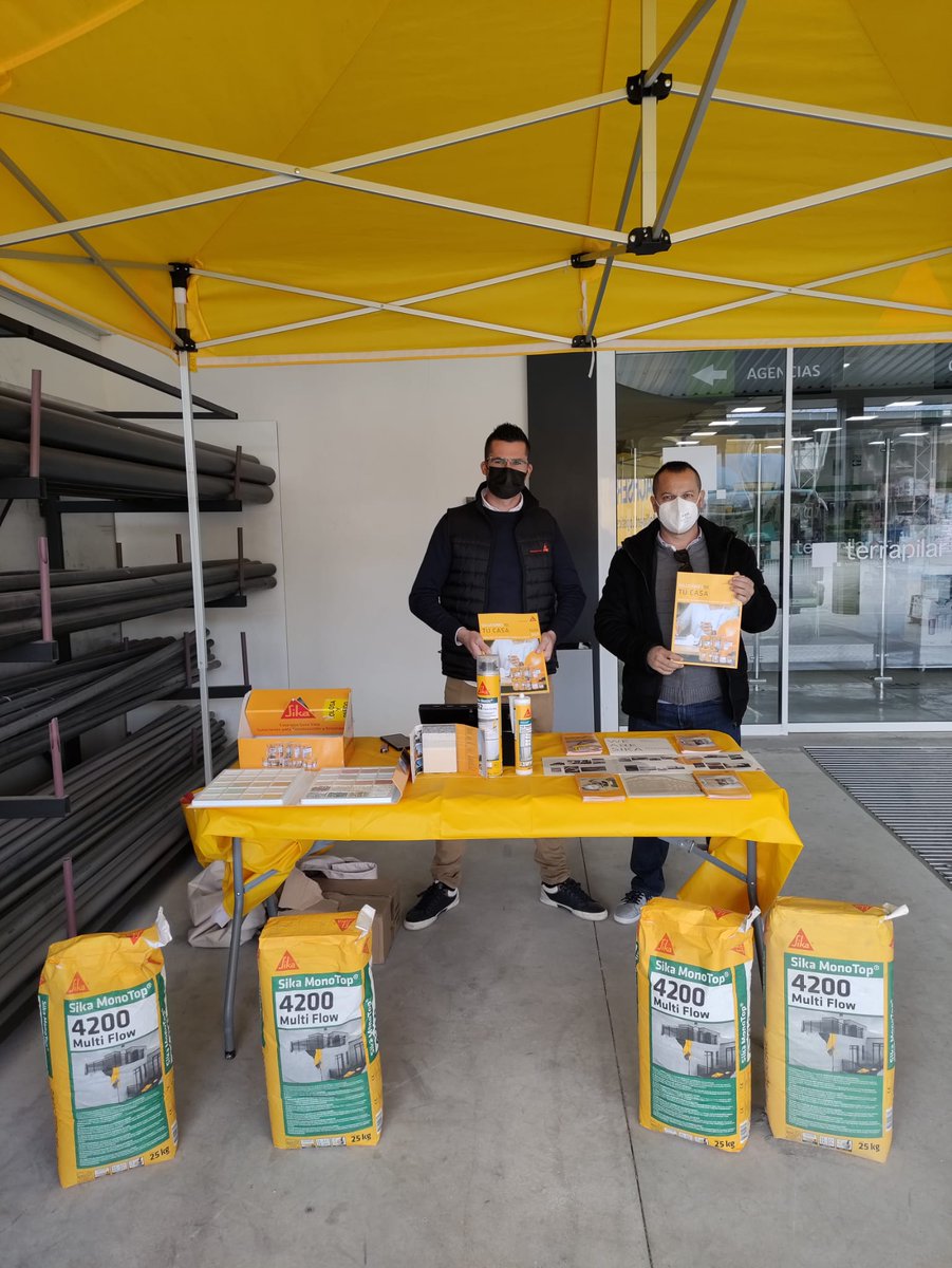 terrapilar's tweet photo. Hoy hemos tenido a @Guillesika en Pilar de la Horadada presentando las novedades de @SikaSpain 
Si aún no las conoces tienes dos oportunidades más en nuestras sedes #Terrapilar:
    - 📅 11/11 Cartagena
    - 📅 12/11 Murcia
¡No te las pierdas!👌 https://t.co/BMO7FD5AE2