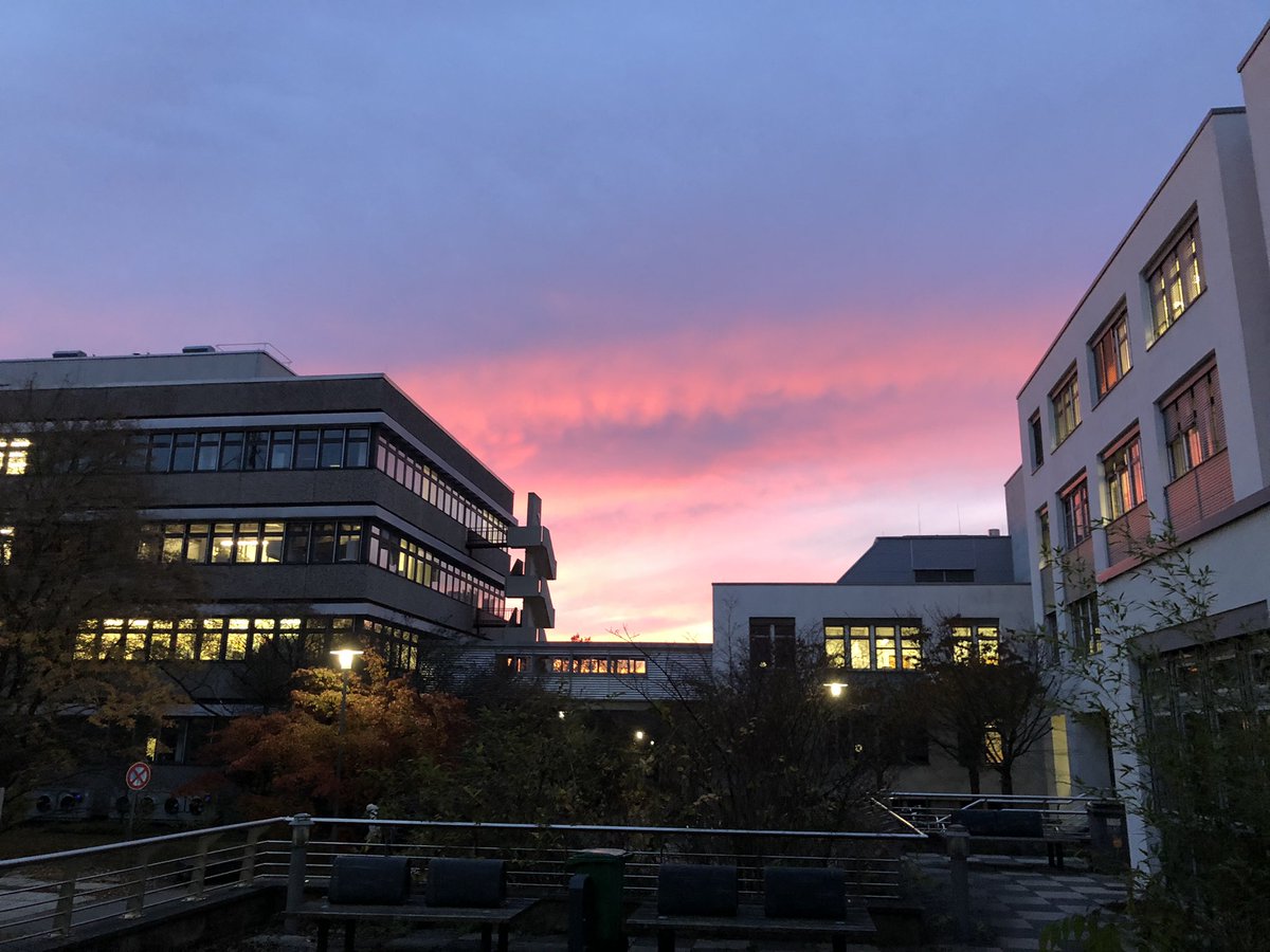 Sunset at the northcampus #sunset #goettingen