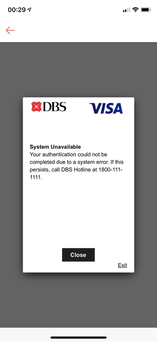 felicity_aina's tweet photo. @dbs_care Hi! I was able to approve/authenticate my purchase via digital token but when i went back to shopee, my payment was not credited and received the ff messages. For your assistance please. 😞 https://t.co/x4CuaLKxGf