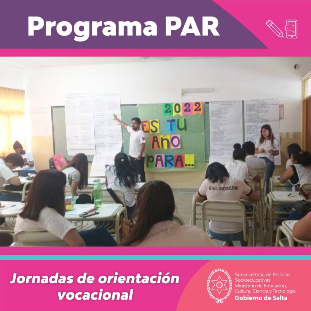 instagram.com/p/CWGisTsJdWT/…

➡️Durante la semana pasada, el Programa PAR (Puentes se acompañamiento para la revinculación), llevo adelante talleres de orientación vocacional destinados a los estudiantes de último año de la  Escuela de comercio Nro. 5005 Juan XXIII.