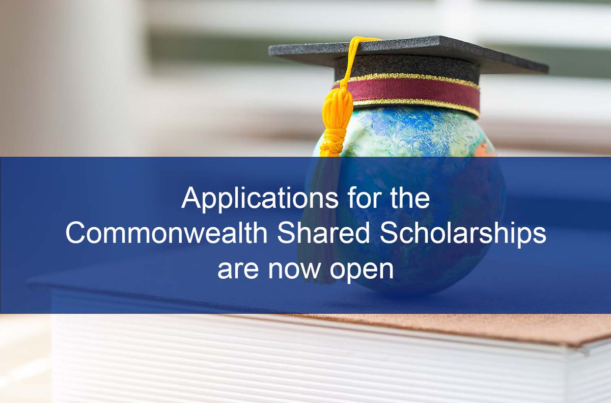 Applications for #Commonwealth Shared Scholarships are now open! Offered to candidates from least developed and lower middle income Commonwealth countries, to undertake full-time Master’s study on selected courses at UK universities. Read more: bit.ly/3qogeXy