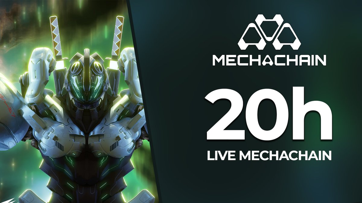 FrankHoubre's tweet photo. Ce soir, 20h (je twitterai le lien du live un peu avant :) ) #crypto #mechachain https://t.co/t0RIKdzBwS
