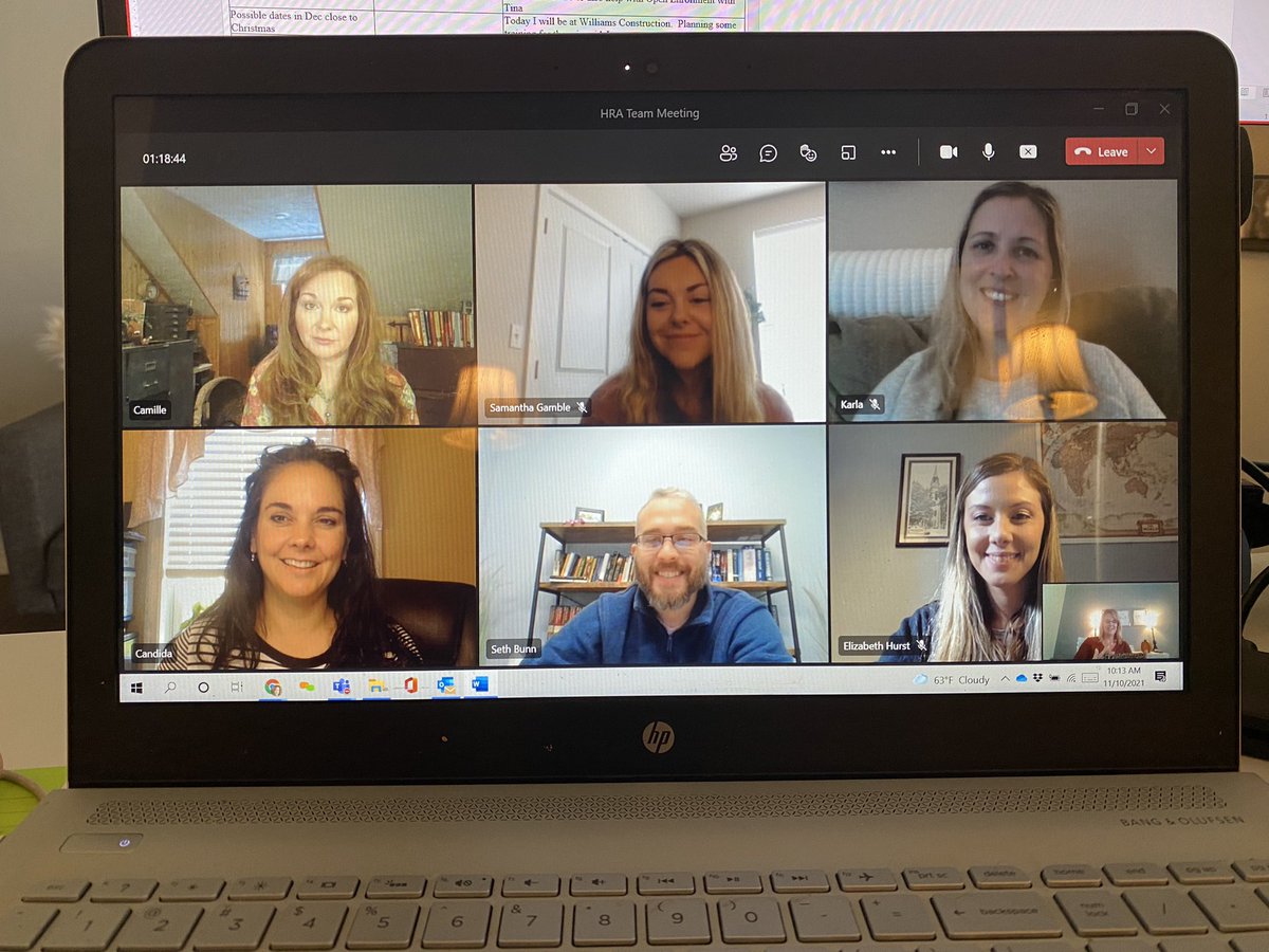 HR_Advantage_'s tweet photo. Team meeting this morning. Lot’s of strategy with Covid-19 vaccine mandate, recruitment, and traing for our awesome clients. We so value and appreciate our clients! #team #strategy https://t.co/wqYmjEIvSA