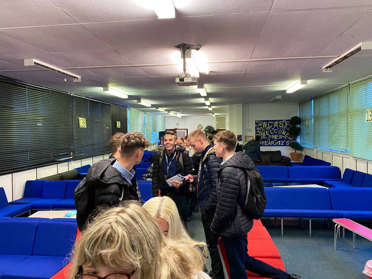 WCA6thForm's tweet photo. Students queuing at 6am to get into Sixth Form?? Must be something good happening again… Let’s try again Garda 2022!!! https://t.co/ExQ1UOxfw4