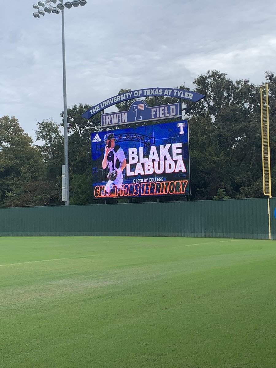 Blake Labuda (@bbuda5) on Twitter photo I am very proud to announce I will be continuing my academic and athletic career at the University of Texas at Tyler! I cannot thank my family, friends, coaches and everyone at <a href="/ColbyTrojanBSB/">Colby Trojan Baseball</a> enough for helping me become the person and player I am today. Go Patriots!🦅 I am very proud to announce I will be continuing my academic and athletic career at the University of Texas at Tyler! I cannot thank my family, friends, coaches and everyone at <a href="/ColbyTrojanBSB/">Colby Trojan Baseball</a> enough for helping me become the person and player I am today. Go Patriots!🦅