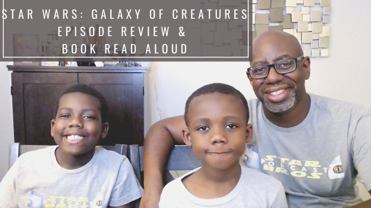 FatherSonGalaxy's tweet photo. In our #podcast #review of #StarWars #GalaxyofCreatures, we discuss the #Wampa, #Tooka, #Mynock, & #KowakianMonkeyLizard. Then Maceo returns for #storytime reading of @msiglain's book Rescue from Jabba's Palace. Thanx @starbrospodcast for the t-shirts!!!
https://t.co/4SmXwQoVqO https://t.co/ipcYSrgSi5