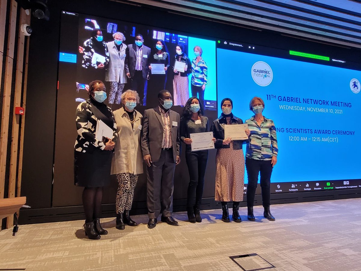 MerieuxFdn's tweet photo. The young #scientist awards ceremony concluded the 11th GABRIEL meeting, after three days of rich exchanges on key #publichealth priorities between international #network members. https://t.co/nExWMLtHir