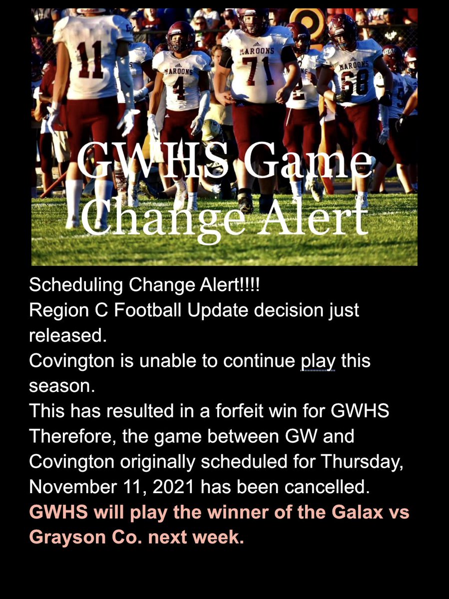 GWMaroons_1's tweet photo. #VHSL https://t.co/9pt7UhE7Ka