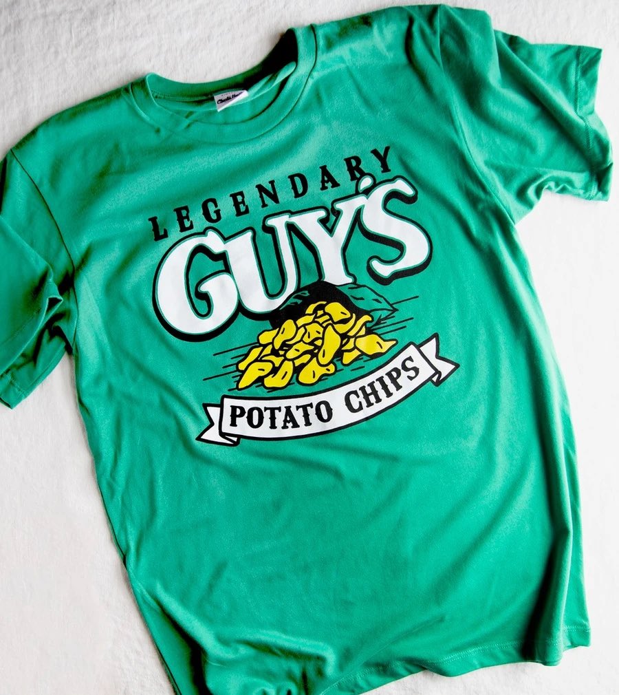 GuysSnacks's tweet photo. With Thanksgiving coming up, we want to see who can most creatively incorporate Guy���s into the family dinner!

On Thanksgiving post a pic with the hashtag #GUYSgiving and most creative wins a Charlie Hustle t-shirt.

One random follower who RTs this post will also win a shirt! https://t.co/cOfEpLgtAX