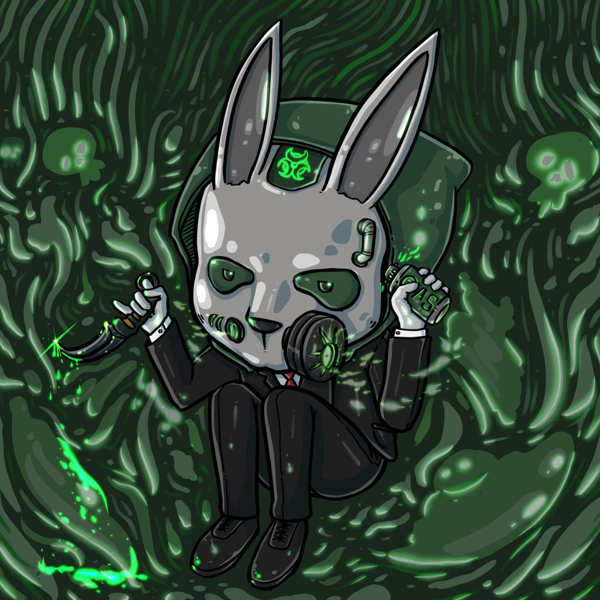 New Drop 🐰🐰🐰 🔪🔪🔪
#0030 Smoke Rabbit 

opensea.io/collection/bin…
available on 
<a href="/opensea/">OpenSea</a>
 
#NFT #openseanft #nftthailandcommunity #opensea #NFTTHAILAND #NFTartist #NFTCommunity