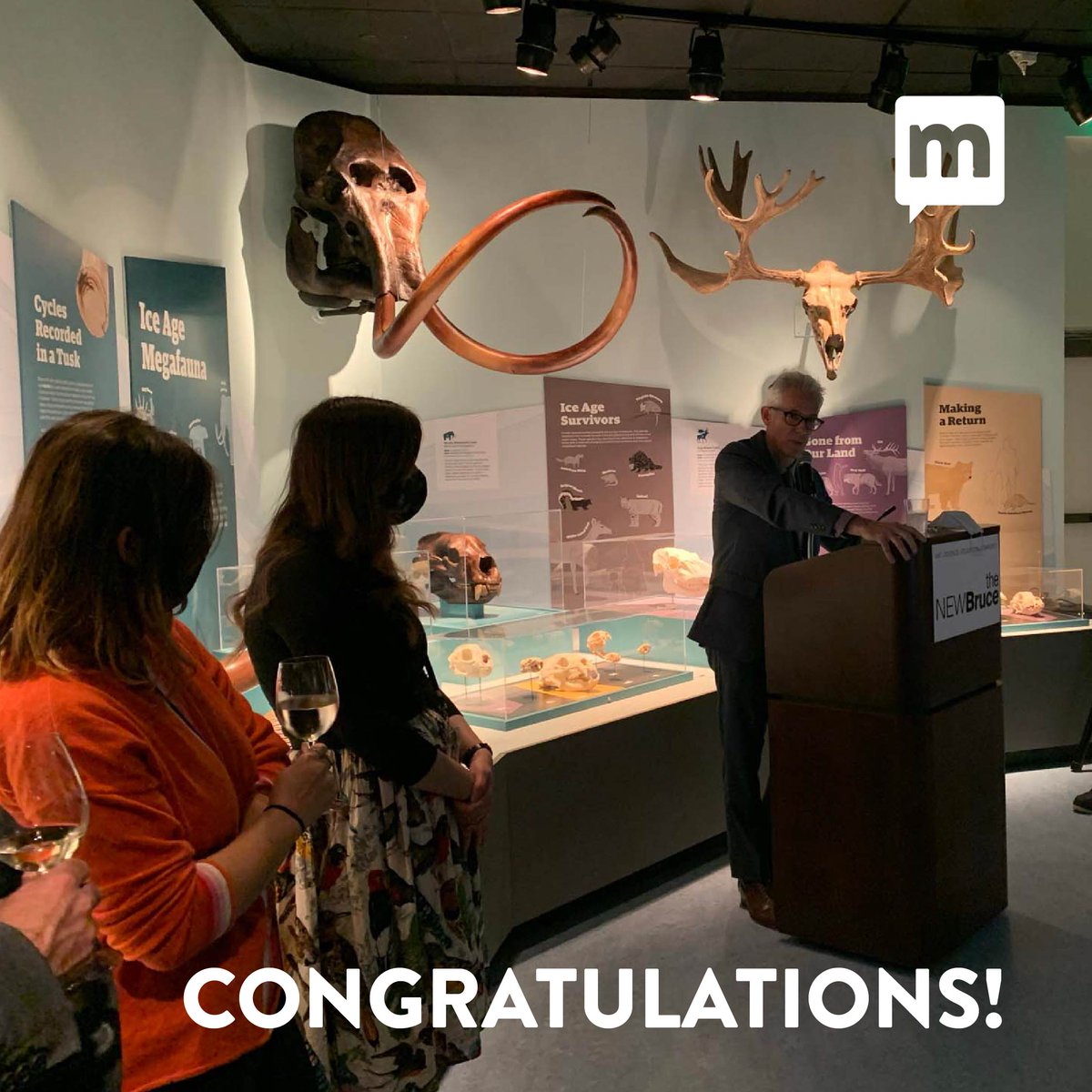 metarch_design's tweet photo. On 11/4, we had the immense pleasure of attending the official opening of the @thebruceMuseum's new Permanent Science Galleries: Natural Cycles Shape Our Land. https://t.co/6ei6znlxca #exhibitiondesign #museums #science #naturalhistory #buildingexperiences https://t.co/OoF9zYvHWE