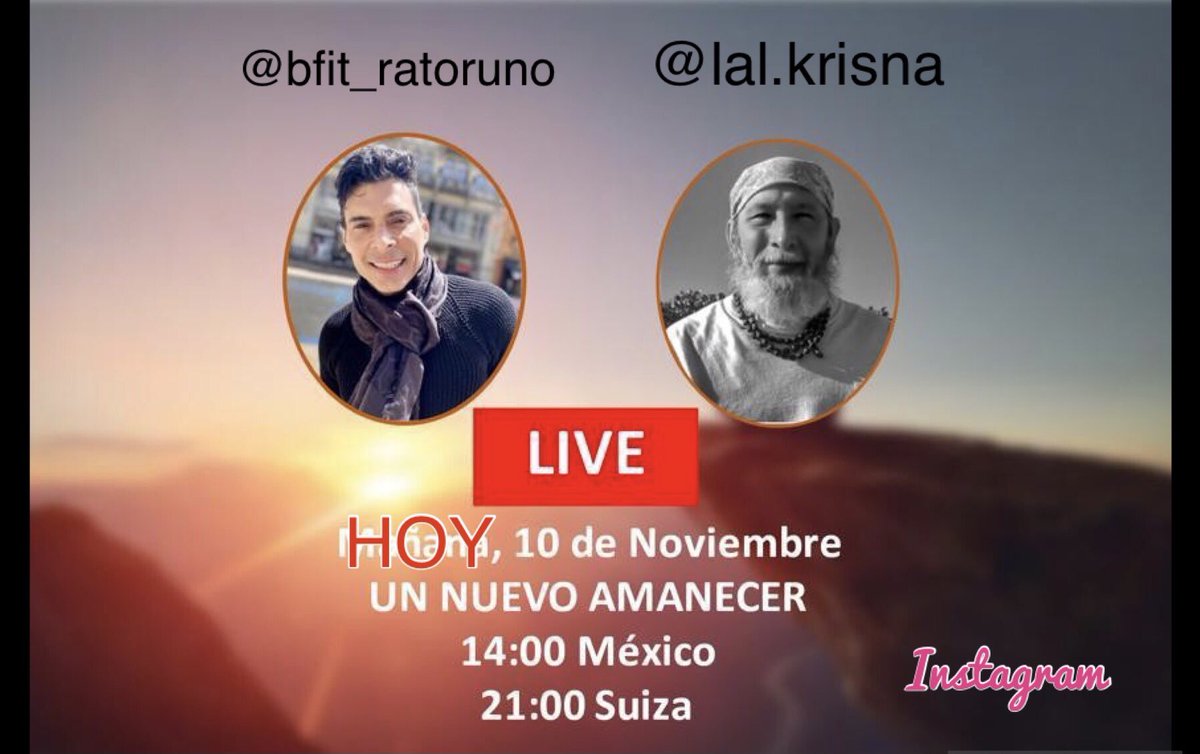 FlyOnFire_S's tweet photo. NO TE PIERDAS ESTE LIVE!!! Y agradece UN NUEVO AMANECER. #consciencia #despertar #yoga #meditacion #Ser #unnuevoamanecer https://t.co/GjpfcIQR6W