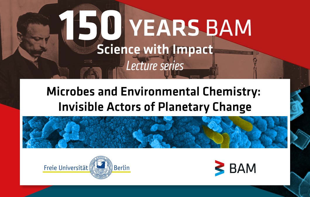 BAMResearch's tweet photo. #BerlinScienceWeek2021 might be over - but we continue anyway🤩
#Savethedate for #SciencewithImpact @FU_Berlin:
11 Nov, "Global change microbiology - big questions about small life for our future", Prof Antje Boetius @AWI_de @UniBremen @MarineMicrobio
👉https://t.co/SL5fbh5UxU https://t.co/yJwqeOHkbt