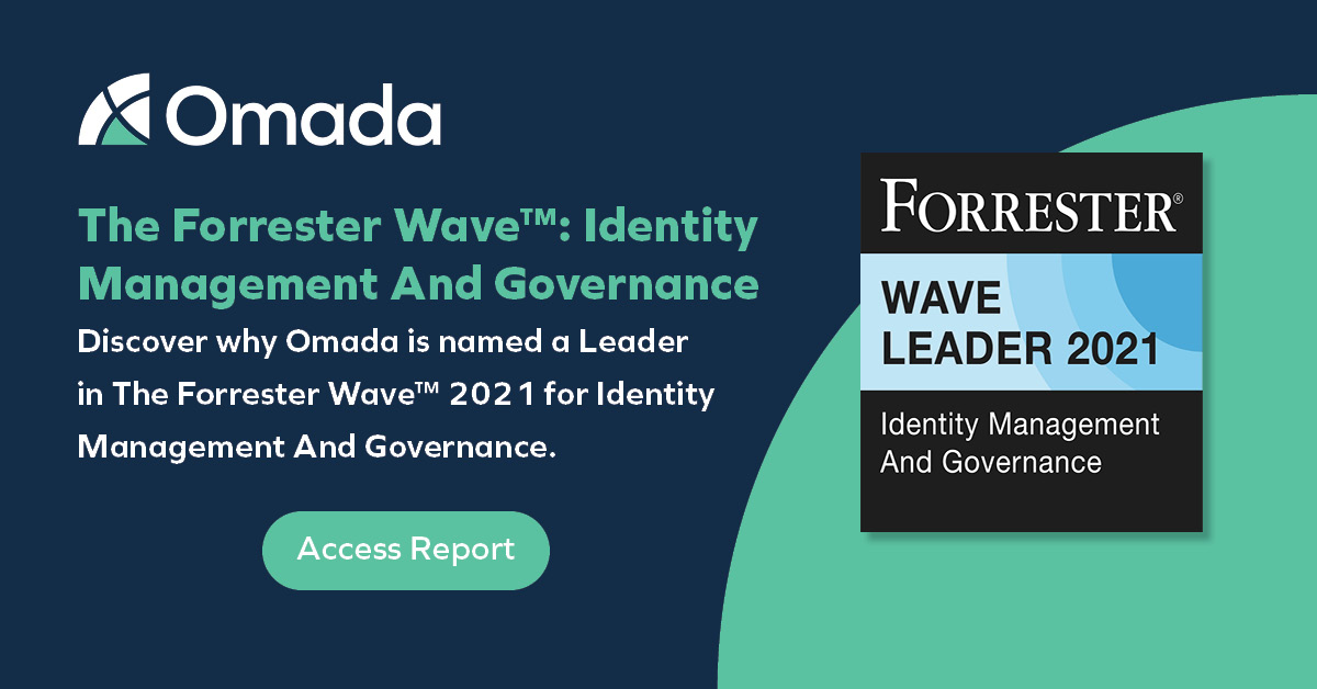 OmadaIdentity's tweet photo. We are honored to be named a Leader in the @Forrester Wave™ for Identity Management and Governance in 2021. View the report including Omada's full analysis here: https://t.co/q8ez1OH7UU https://t.co/DwtxwAyyOR