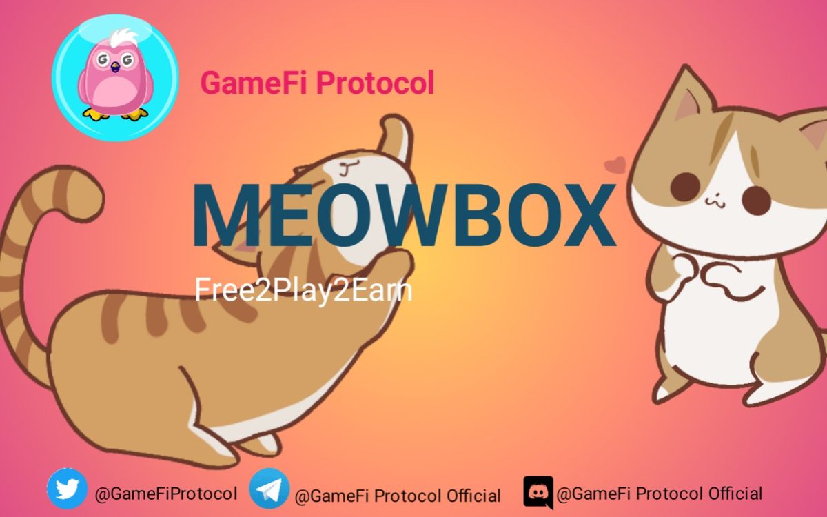 MhiztaLOEL's tweet image. Holla guys! 💯🚀🔥

To game lovers. @GamefiProtocol is still in anticipation to #meowbox
A #NFTGame that advocate #free2play2earn 
Don&apos;t miss this 
#GameFi #Play2Earn #cryptocurrency