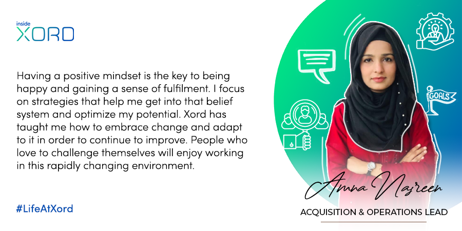 InsideXord's tweet photo. #LifeatXord presents our laughter champ, the one who welcomes new Xordians, Acquisition & Operations Lead, @nasreen_amna!
#Xord #insidexord #people #companyculture https://t.co/d5O9m6noua