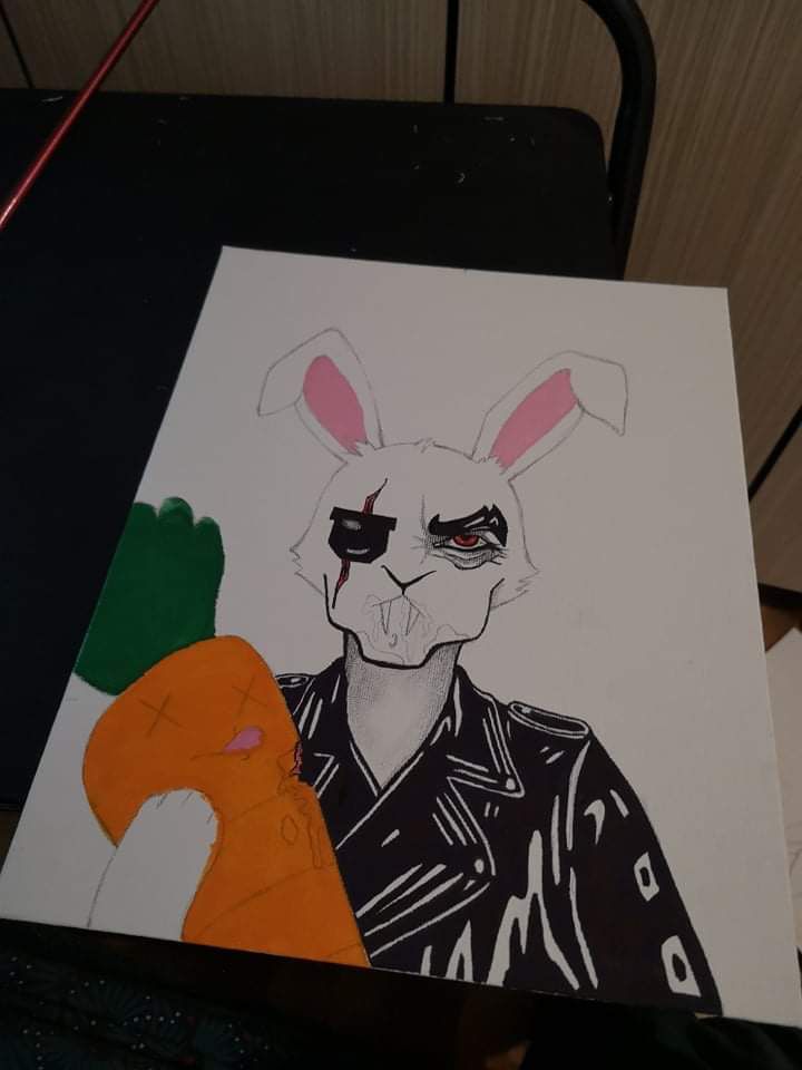 Maria__Xtina's tweet photo. @goofydracula Let me introduce you Vampunny, the family's pet rabbit turned vampire by accident, when he ate a bewitched carrot that Eupraxia was using for her secret recipe "Ciorbă".

Ps: inspired by my pet rabbit, Mana, when fighting with her food.

Discord: MariaXtina#2023 https://t.co/FVoICgQiOU