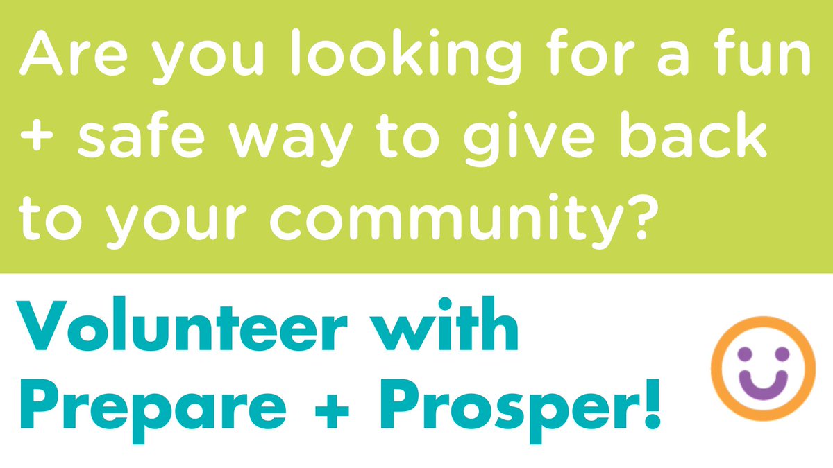 nlinelle's tweet photo. Make a difference this winter by volunteering with Prepare + Prosper! Whether you’re preparing taxes or helping people save, you’ll change lives and make an immediate difference. And have a little fun while you’re at it. Sign up for an info session today! https://t.co/SziXUKyhiY https://t.co/qZiS2Knt1r