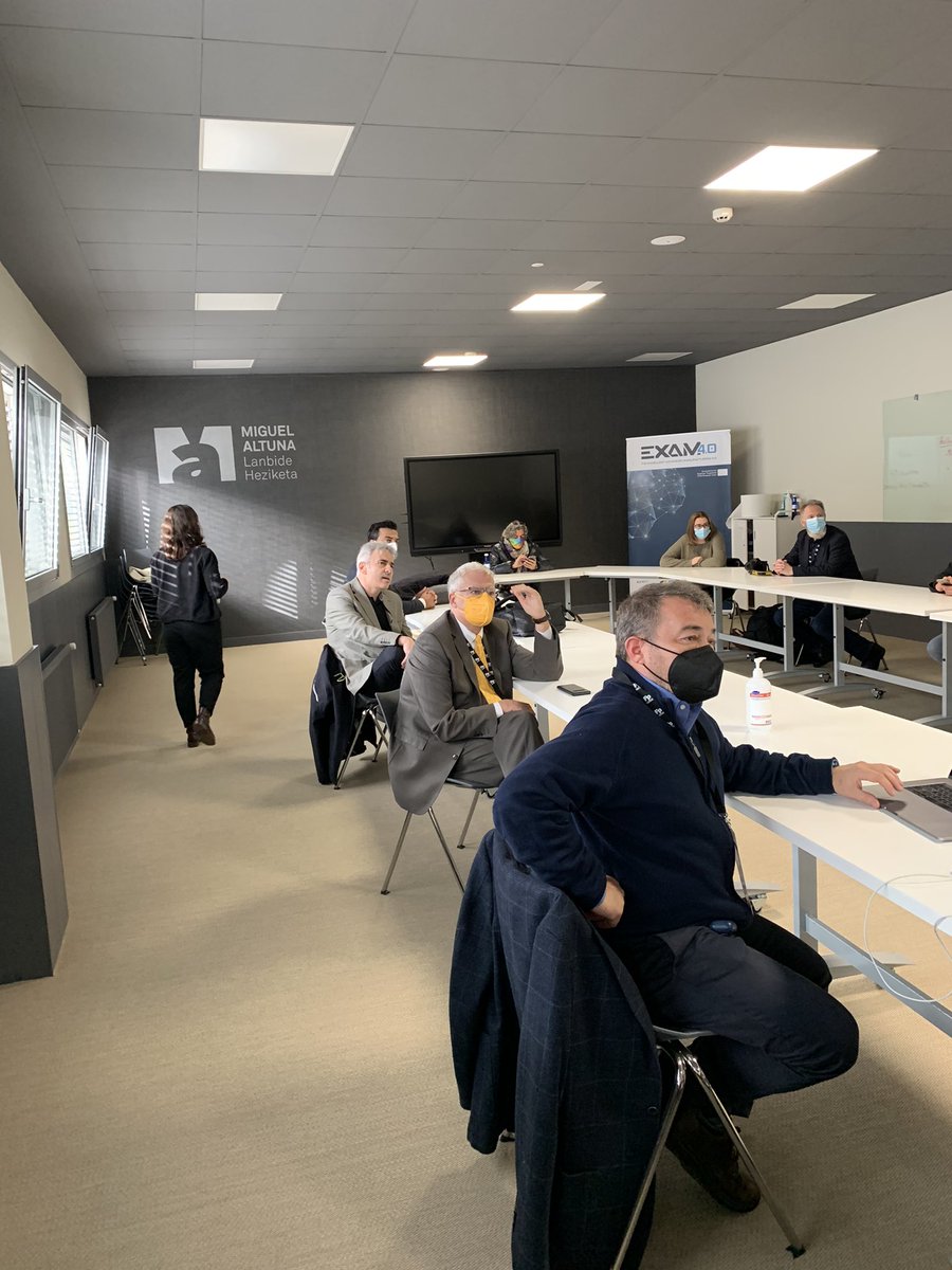 Ef_VET's tweet photo. Study visit @Miguel_Altuna Altuna  school - collaboration agreement with companies and training people for a new #era like #digitalisation #newwaysoflearning https://t.co/bzyHHNh7H4