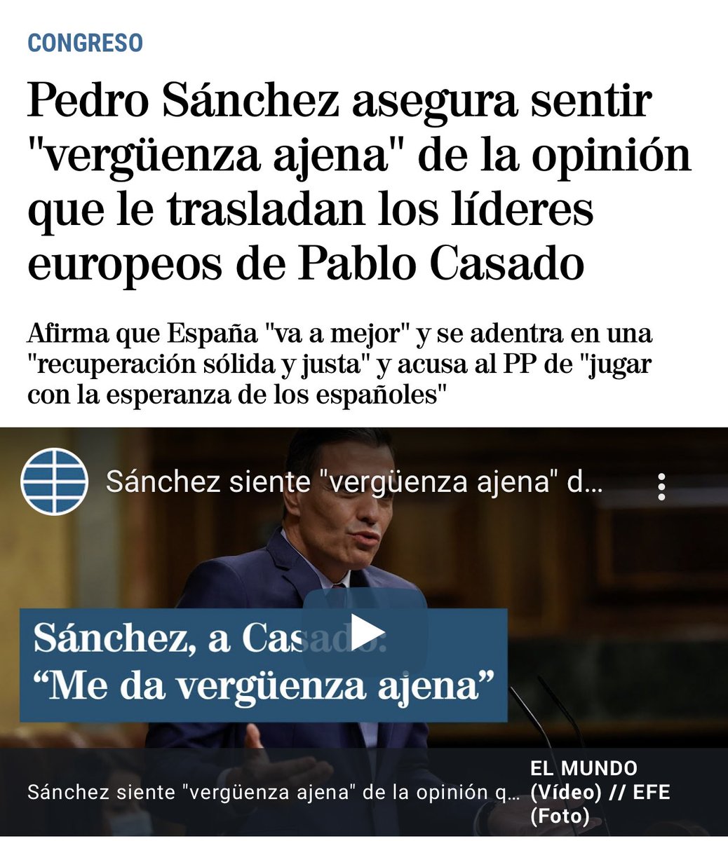 rosadiezglez's tweet photo. Imposible que sienta vergüenza ajena quien ha demostrado no tener vergüenza. https://t.co/bSrPoCTCde