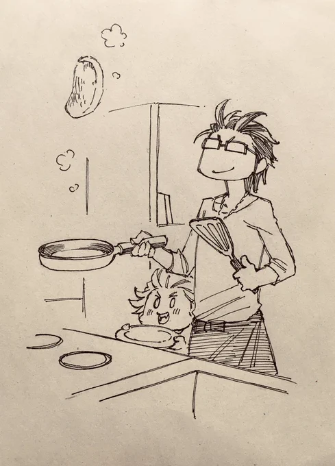 Happyが焼き上がる 