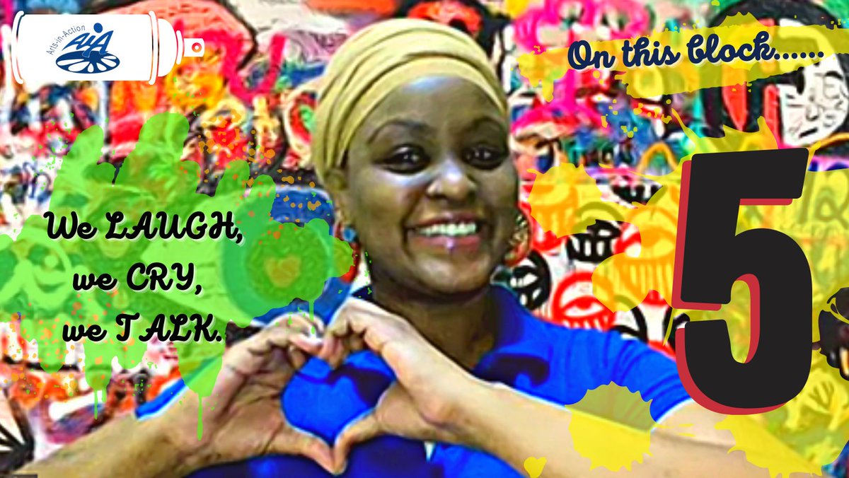 artsinactiontt's tweet photo. 5! 🥳🎉 Count down with us as we venture to introduce our NEW PROJECT to YOU!!🥳☺️😆
#ourblock #safespace #bravespace #memories #newthings #lookout #projectcoming #welcome2dblock #w2db #artsinaction #aia https://t.co/KybrJAgLLP