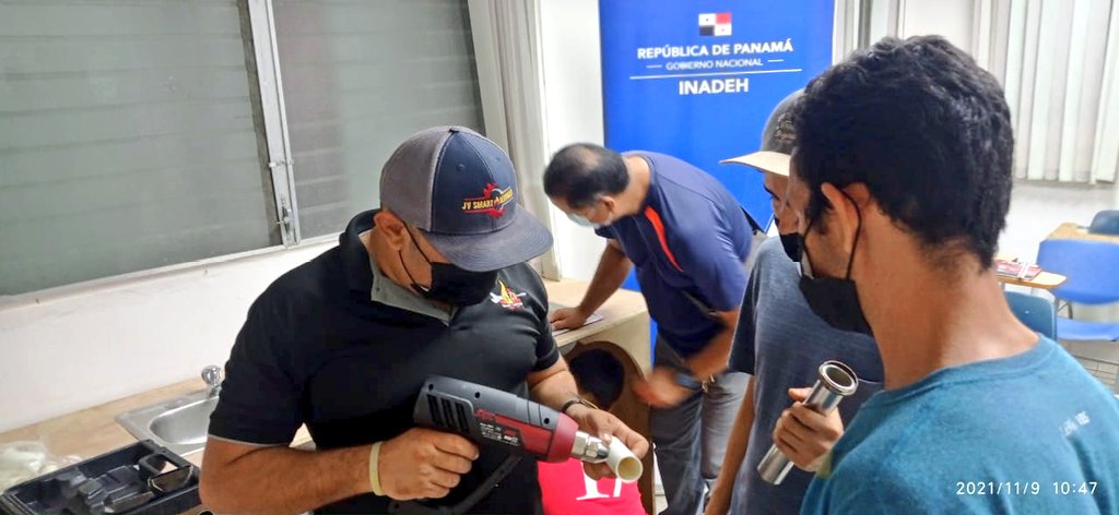 InadehOficial's tweet photo. 📍Herrera| Desde el Centro @InadehOficial de Chitré un grupo de jóvenes se capacita para el empleo y el emprendimiento, a través del curso de Plomería Domiciliaria que imparte el Instructor Edgardo Márquez.
#TransformandoVida
#INADEHTeCapacita https://t.co/xZOIDLzomG