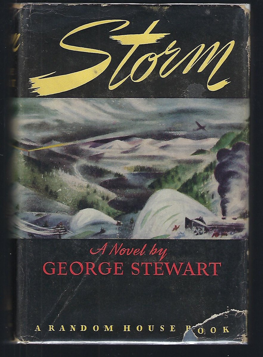 enriqueramirez's tweet photo. My favorite read of 2021 so far is George R. Stewart's Storm (1941). An eco-thriller with a storm as its main protagonist, it's a forerunner of books such as Silent Spring, Edwards' A Vast Machine, Morton's Hyperobjects, and KSR's The Ministry For The Future. #nyrbclassics https://t.co/sBgK0U5n7N