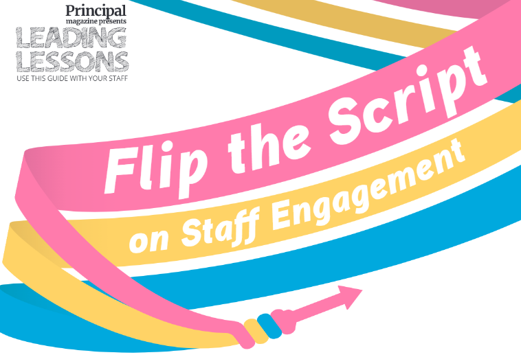 NAESP's tweet photo. A1: @NAESP's #LeadingLessons staff guides help you start a dialogue with your teams and make real change in your schools together. Topics include staff meetings, SEL, shared leadership, equity, literacy, discipline—you name it. Learn more: https://t.co/kqXWl0Ecx0 #NAESPchat https://t.co/RJzGyL3D3W
