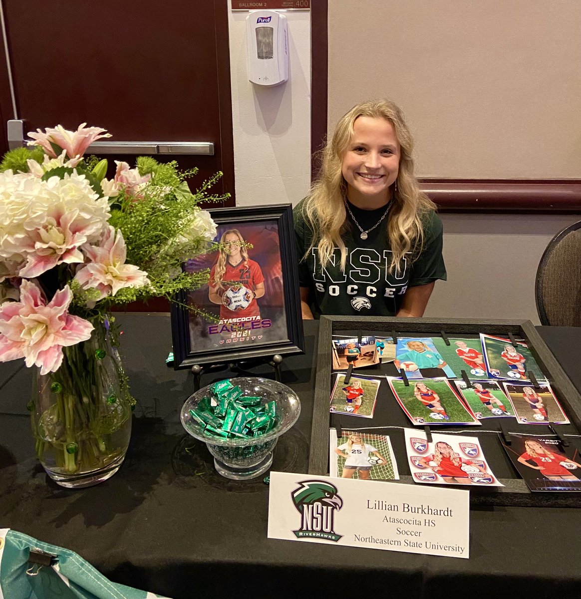 Congratulations to all the Humble ISD athletes signing today! Special shout out to our AHS Soccer Girls Nia, Victoria and Lilly on their huge accomplishment! ⚽️