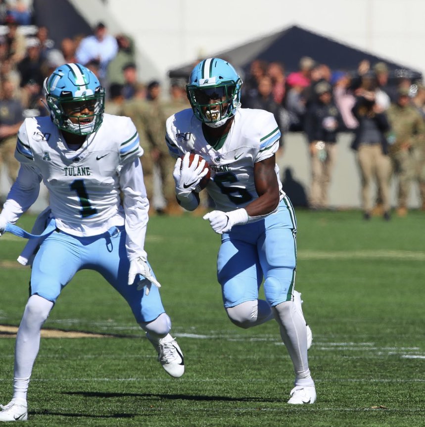 DeAndreGColeman's tweet photo. Blessed to receive an offer from Tulane University 🌊#Rollwave @AL6AFootball @ChadSimmons_ @SWiltfong247 @samspiegs @hytfootball @GasCrew7v7 https://t.co/YNgwEXFVnr