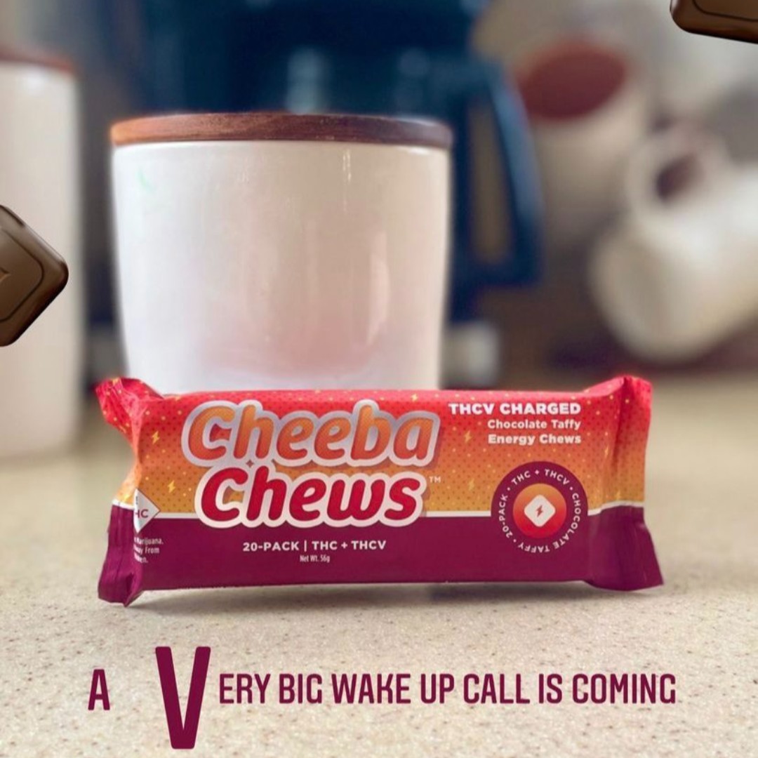 RockyRoadVail's tweet photo. Looking for a stimulating boost of energy? Maybe a small treat to curb the munchies? Meet the industry’s most powerful THCV charged edible. 
.
.
.
#tastytreats #cheebachews #thcv #chargedenergytaffy #choosethechews #wakeupcalls #nomoremunchies https://t.co/iku4gPsns2