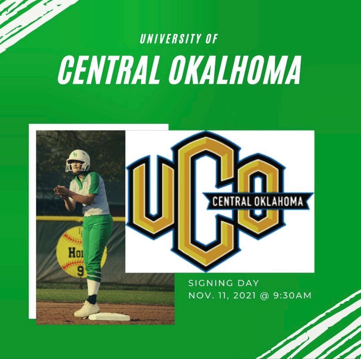 It’s official <a href="/UCOSoftball/">UCOSoftball</a> <a href="/shelbynelson_12/">Shelby Nelson</a> #RollChos