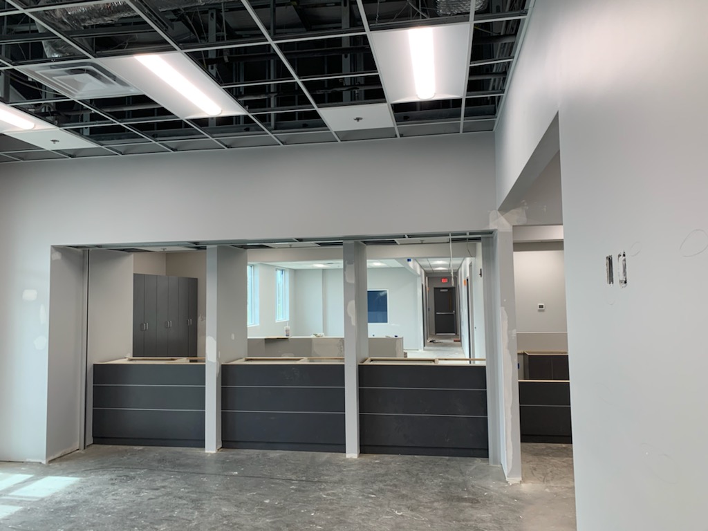 JenkinsEssex's tweet image. Hardin County Water District No. 2&apos;s new facility is taking great shape! Take a look at these interior photos to get a preview of how close we are to completing this great project in Elizabethtown! #construction #designbuild #jenkinsessex