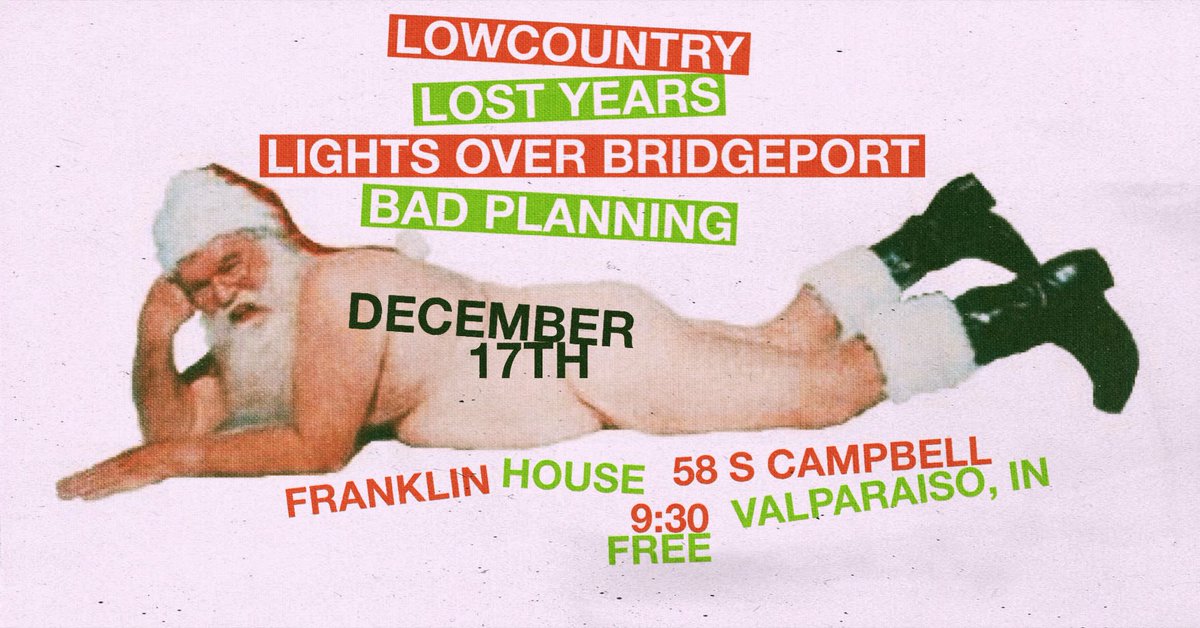 Next Up! Rippin’ a sweet one at Franklin House, Valparaiso IN! Welcoming in the holidays with some homies both old and new 🎄 No Grinchy behavior will be tolerated and anyone displaying Grinch like tendencies will be escorted ittmeedietly. Bad Planning is not scared of the Grinch