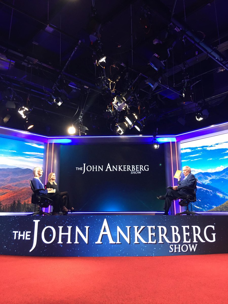 JohnAnkerberg's tweet photo. We're delighted to have Anne Graham Lotz (@AGLotz) back in the studio today! Anne is joined by her daughter and co-author Rachel-Ruth Lotz Wright (@Rachel_RuthW)! We're already feeling so blessed by the lessons and stories being shared, and can't wait to share them with you! https://t.co/7wDjfiTSvV
