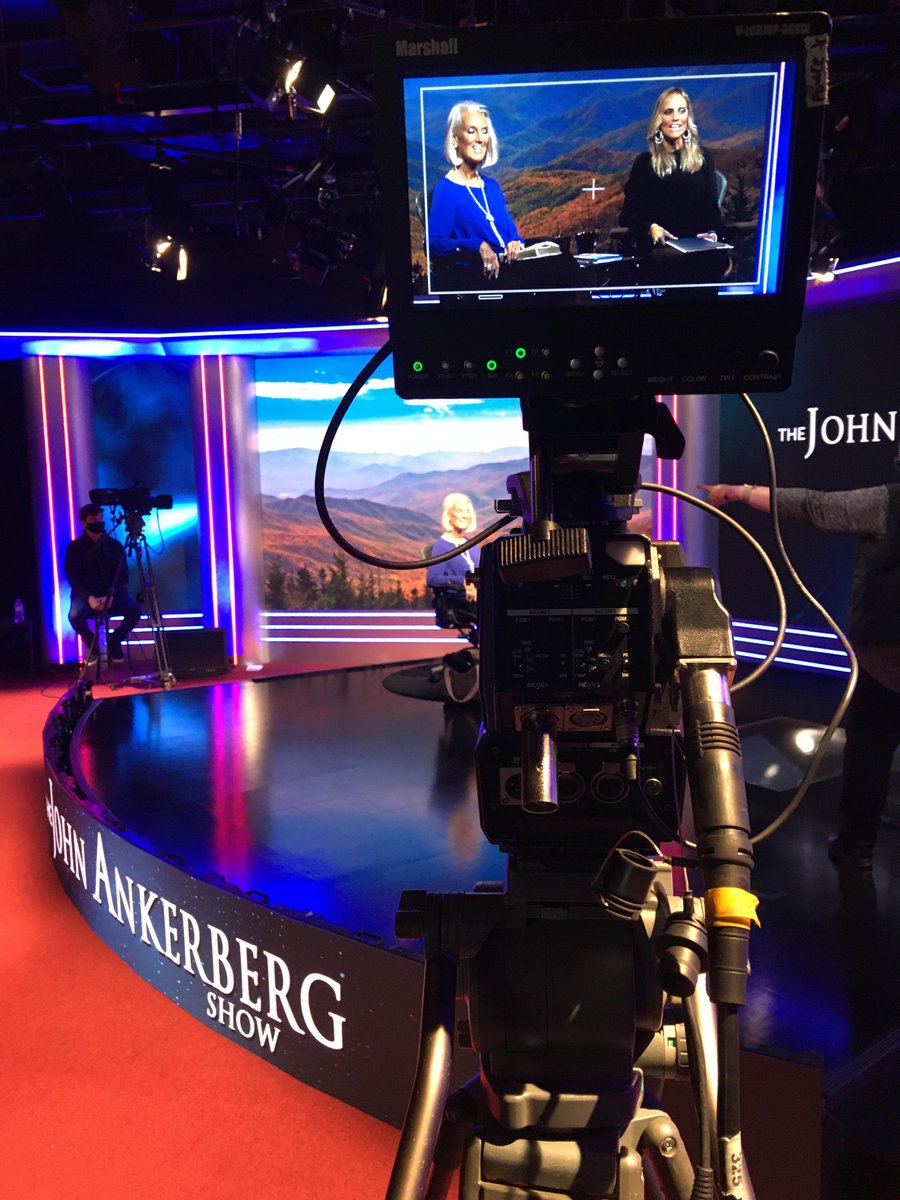 JohnAnkerberg's tweet photo. We're delighted to have Anne Graham Lotz (@AGLotz) back in the studio today! Anne is joined by her daughter and co-author Rachel-Ruth Lotz Wright (@Rachel_RuthW)! We're already feeling so blessed by the lessons and stories being shared, and can't wait to share them with you! https://t.co/7wDjfiTSvV